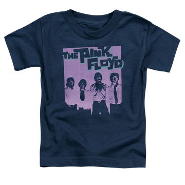 Navy toddler t-shirt with Pink Floyd Paint Box graphic
