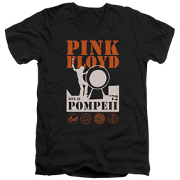Pink Floyd Pompeii - Men's V-Neck T-Shirt Men's V-Neck T-Shirt Pink Floyd   