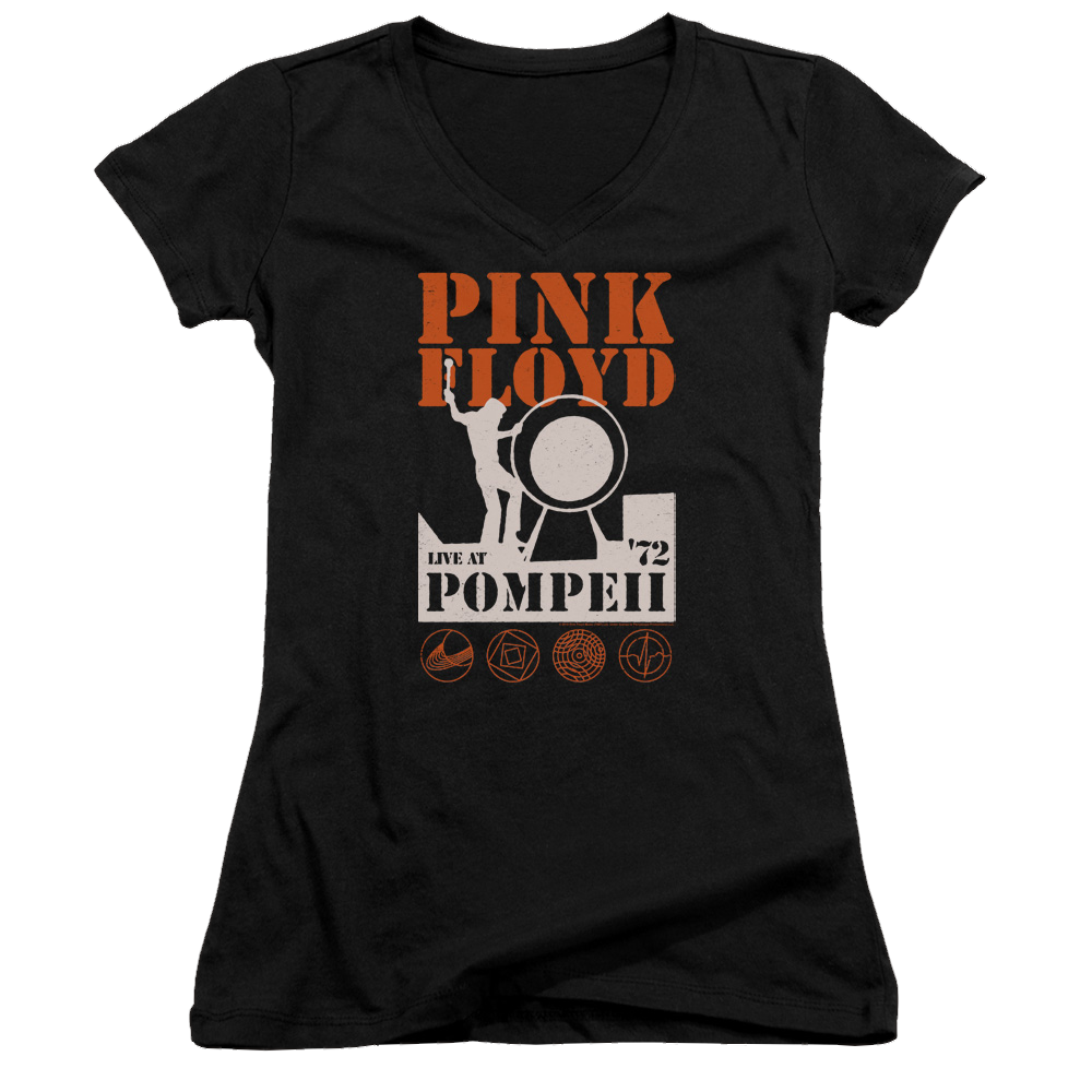 Pink Floyd Pompeii - Juniors V-Neck T-Shirt Juniors V-Neck T-Shirt Pink Floyd   