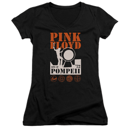 Pink Floyd Pompeii - Juniors V-Neck T-Shirt Juniors V-Neck T-Shirt Pink Floyd   