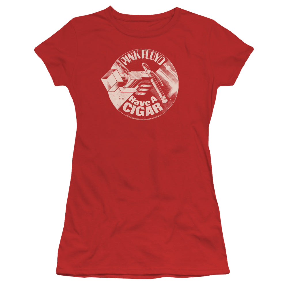 Pink Floyd Just A Cigar - Juniors T-Shirt Juniors T-Shirt Pink Floyd   