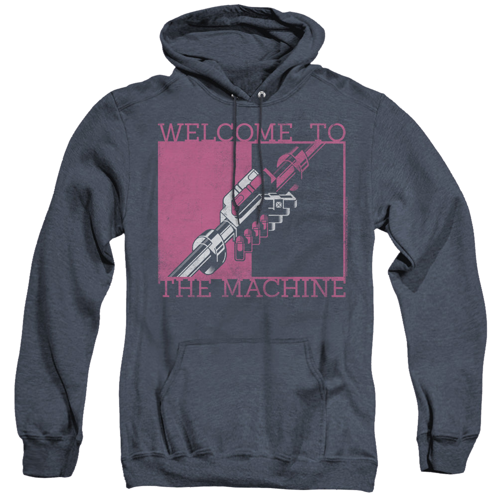 Pink Floyd Welcome To The Machine - Heather Pullover Hoodie Heather Pullover Hoodie Pink Floyd   