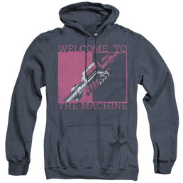 Pink Floyd Welcome To The Machine - Heather Pullover Hoodie Heather Pullover Hoodie Pink Floyd   