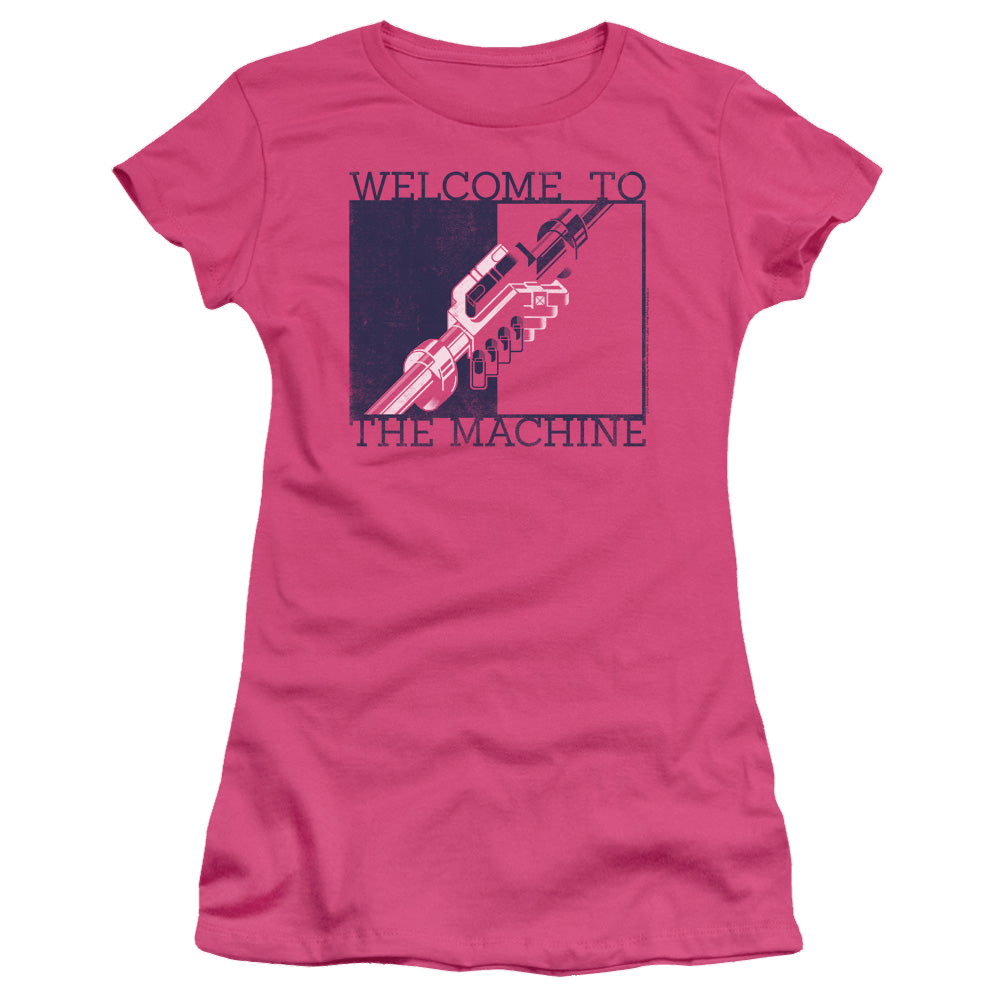 Pink Floyd Welcome To The Machine 2 - Juniors T-Shirt Juniors T-Shirt Pink Floyd   
