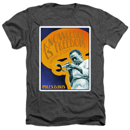 Miles Davis Knowledge And Ignorance - Men's Heather T-Shirt Men's Heather T-Shirt Miles Davis   
