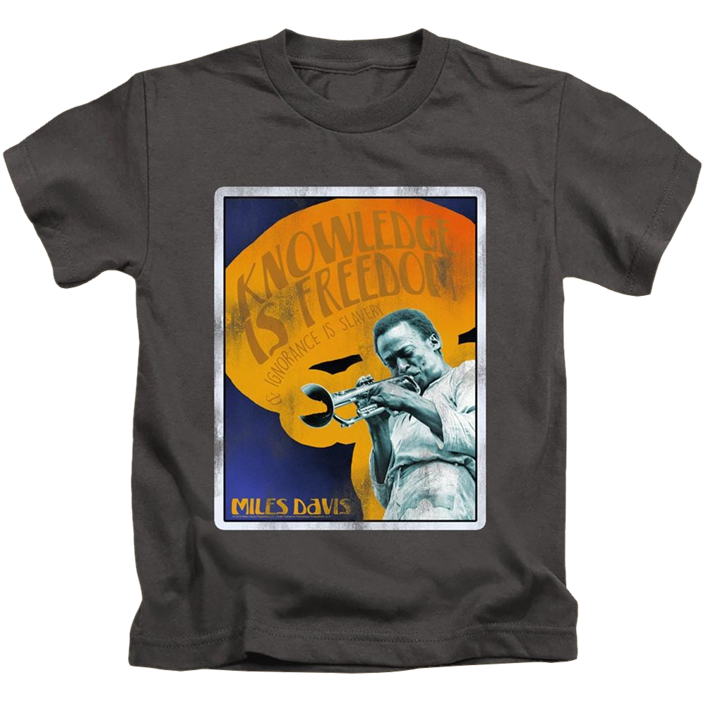 Miles Davis Knowledge And Ignorance - Kid's T-Shirt Kid's T-Shirt (Ages 4-7) Miles Davis   