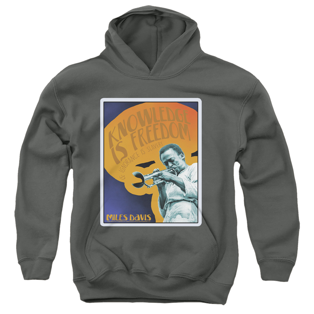 Miles Davis Knowledge And Ignorance - Youth Hoodie Youth Hoodie (Ages 8-12) Miles Davis   