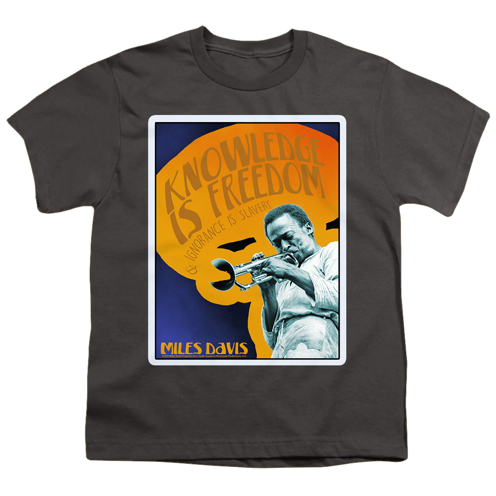 Miles Davis Knowledge And Ignorance - Youth T-Shirt Youth T-Shirt (Ages 8-12) Miles Davis   