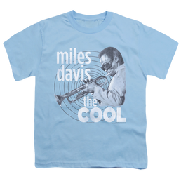Miles Davis The Cool - Youth T-Shirt Youth T-Shirt (Ages 8-12) Miles Davis   