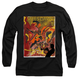 Miles Davis Music Is An Addiction - Men's Long Sleeve T-Shirt Men's Long Sleeve T-Shirt Miles Davis   