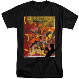 Miles Davis Music Is An Addiction - Men's Tall Fit T-Shirt Men's Tall Fit T-Shirt Miles Davis   