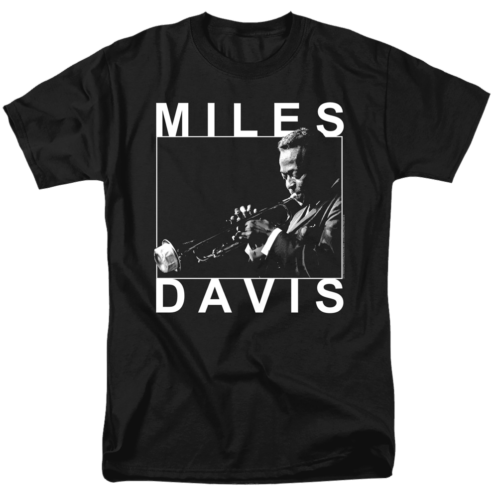 Miles Davis Monochrome - Men's Regular Fit T-Shirt Men's Regular Fit T-Shirt Miles Davis   