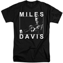 Miles Davis Monochrome - Men's Tall Fit T-Shirt Men's Tall Fit T-Shirt Miles Davis   