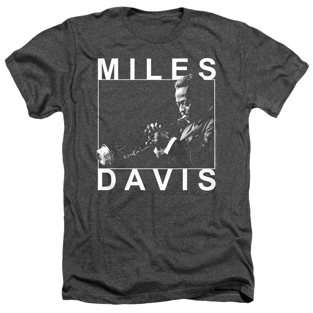 Miles Davis Monochrome - Men's Heather T-Shirt Men's Heather T-Shirt Miles Davis   