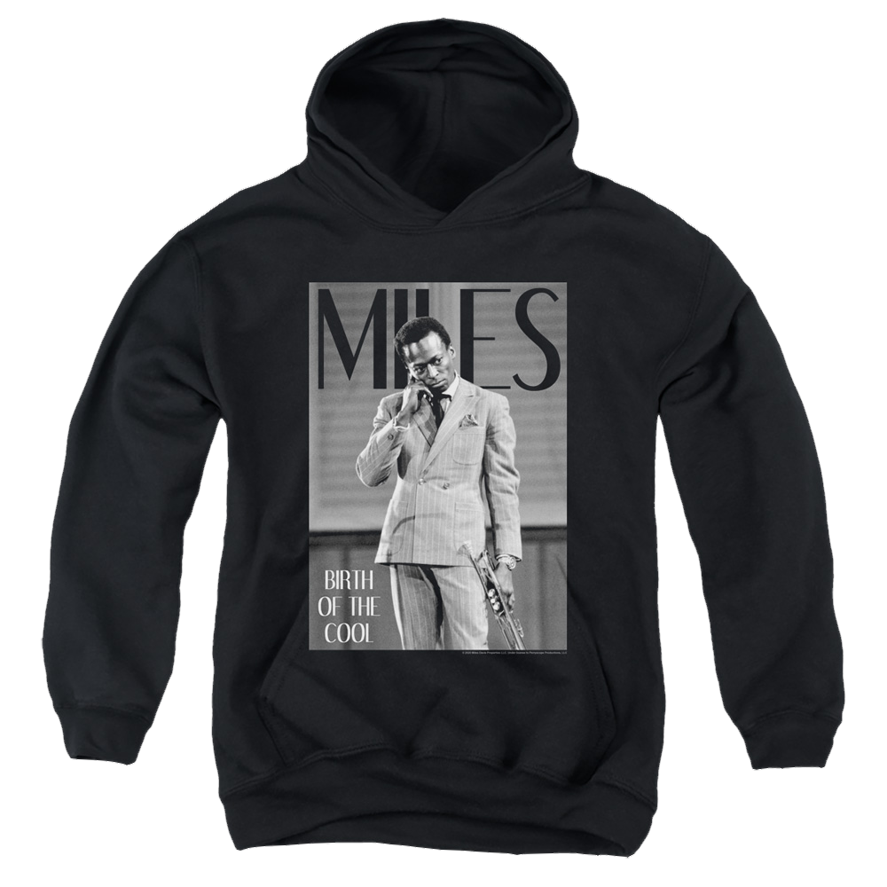 Miles Davis Simply Cool - Youth Hoodie Youth Hoodie (Ages 8-12) Miles Davis   