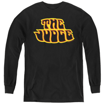 Black youth long sleeve t-shirt with Pontiac Judge Logo graphic