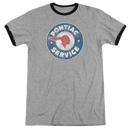 Pontiac Vintage Pontiac Service Men's Ringer T-Shirt Men's Ringer T-Shirt Pontiac   