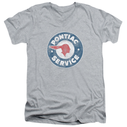 Pontiac Vintage Pontiac Service Men's V-Neck T-Shirt Men's V-Neck T-Shirt Pontiac   
