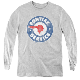 Pontiac Vintage Pontiac Service - Youth Long Sleeve T-Shirt Youth Long Sleeve T-Shirt Pontiac   