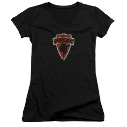 Pontiac Early Pontiac Arrowhead Juniors V-Neck T-Shirt Juniors V-Neck T-Shirt Pontiac   