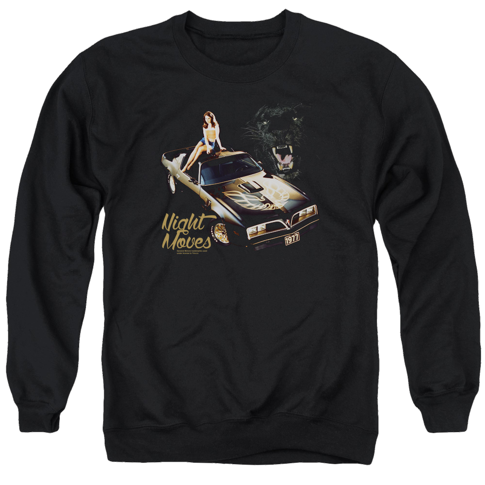 Chevrolet Night Moves - Men's Crewneck Sweatshirt Men's Crewneck Sweatshirt Pontiac   