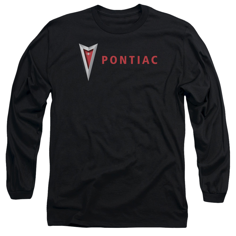 Pontiac Modern Pontiac Arrowhead Men's Long Sleeve T-Shirt Men's Long Sleeve T-Shirt Pontiac   