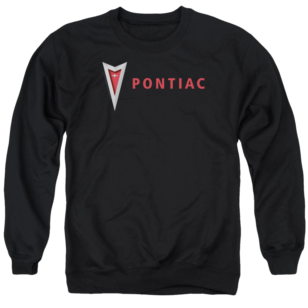 Pontiac Modern Pontiac Arrowhead Men's Crewneck Sweatshirt Men's Crewneck Sweatshirt Pontiac   