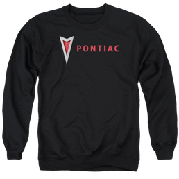 Pontiac Modern Pontiac Arrowhead Men's Crewneck Sweatshirt Men's Crewneck Sweatshirt Pontiac   