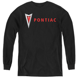 Pontiac Modern Pontiac Arrowhead - Youth Long Sleeve T-Shirt Youth Long Sleeve T-Shirt Pontiac   