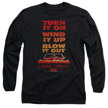 Pontiac Blow It Out Gto Men's Long Sleeve T-Shirt Men's Long Sleeve T-Shirt Pontiac   