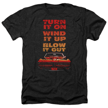 Pontiac Blow It Out Gto Men's Heather T-Shirt Men's Heather T-Shirt Pontiac   