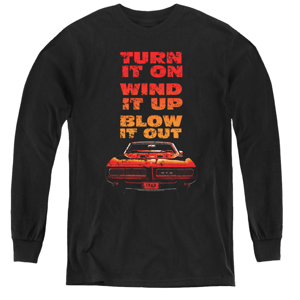 Pontiac Blow It Out Gto - Youth Long Sleeve T-Shirt Youth Long Sleeve T-Shirt Pontiac   
