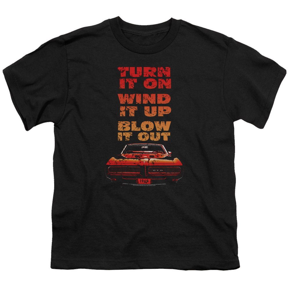 Pontiac Blow It Out Gto Youth T-Shirt (Ages 8-12) Youth T-Shirt (Ages 8-12) Pontiac   