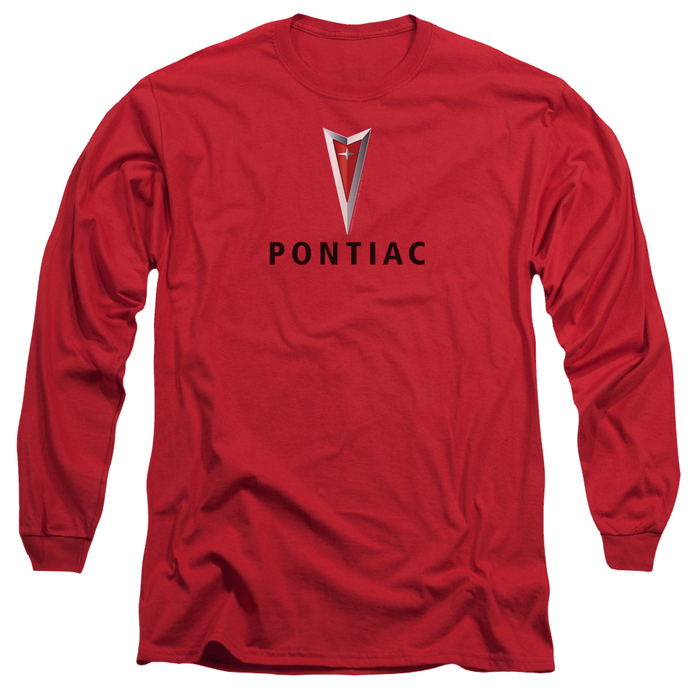 Pontiac Centered Arrowhead Men's Long Sleeve T-Shirt Men's Long Sleeve T-Shirt Pontiac   
