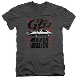 Pontiac Gto Flames Men's V-Neck T-Shirt Men's V-Neck T-Shirt Pontiac   
