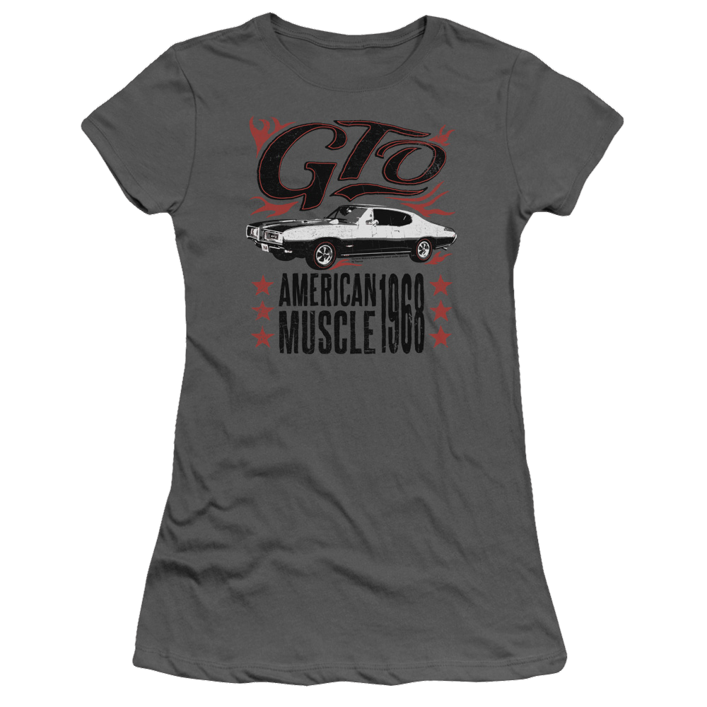 Pontiac Gto Flames Juniors T-Shirt Juniors T-Shirt Pontiac   