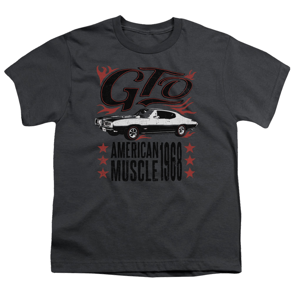Pontiac Gto Flames Youth T-Shirt (Ages 8-12) Youth T-Shirt (Ages 8-12) Pontiac   