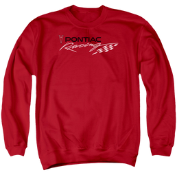 Pontiac Red Pontiac Racing Men's Crewneck Sweatshirt Men's Crewneck Sweatshirt Pontiac   