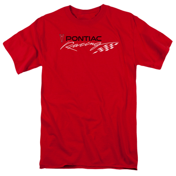 Pontiac Red Pontiac Racing Men's Regular Fit T-Shirt Men's Regular Fit T-Shirt Pontiac   