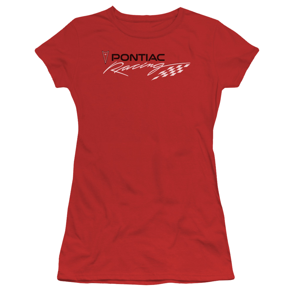 Pontiac Red Pontiac Racing Juniors T-Shirt Juniors T-Shirt Pontiac   