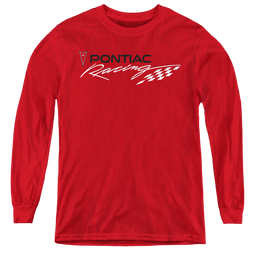 Pontiac Red Pontiac Racing - Youth Long Sleeve T-Shirt Youth Long Sleeve T-Shirt Pontiac   