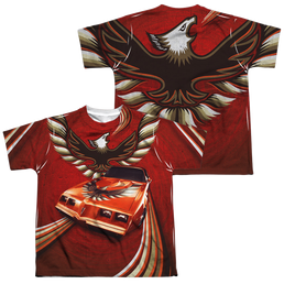 Pontiac Firebird Flames Youth All-Over Print T-Shirt (Ages 8-12) Youth All-Over Print T-Shirt (Ages 8-12) Pontiac   