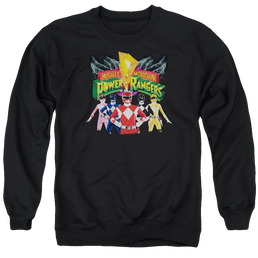 Mighty Morphin Power Rangers Rangers Unite - Men's Crewneck Sweatshirt Men's Crewneck Sweatshirt Power Rangers   