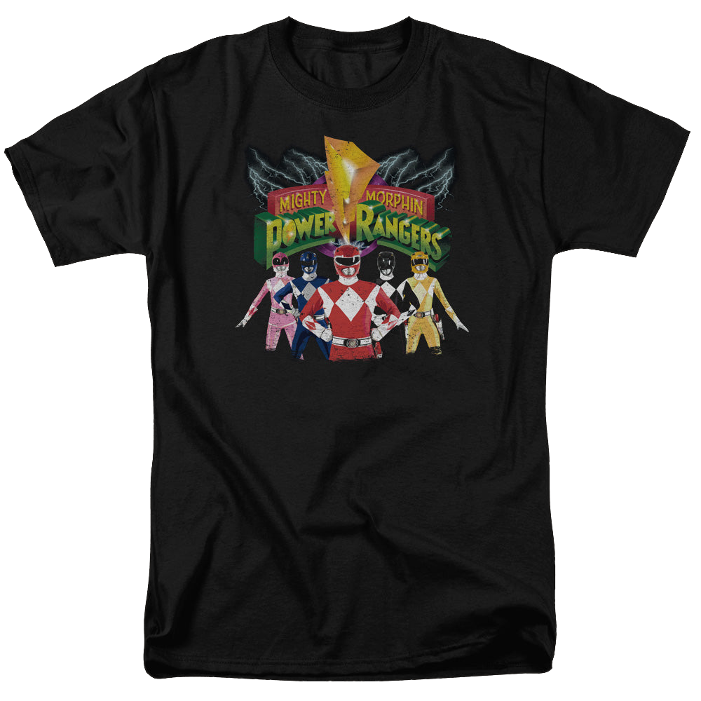 Mighty Morphin Power Rangers Rangers Unite - Men's Regular Fit T-Shirt Men's Regular Fit T-Shirt Power Rangers   