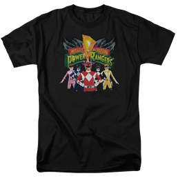Mighty Morphin Power Rangers Rangers Unite - Men's Regular Fit T-Shirt Men's Regular Fit T-Shirt Power Rangers   