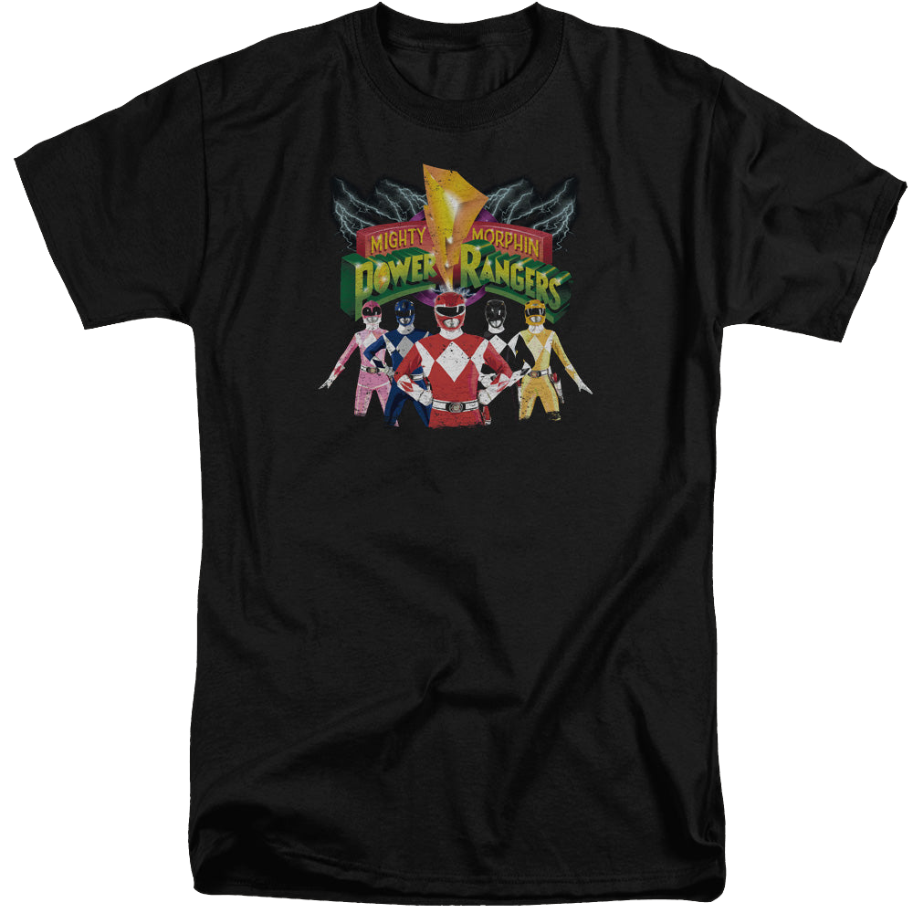Mighty Morphin Power Rangers Rangers Unite - Men's Tall Fit T-Shirt Men's Tall Fit T-Shirt Power Rangers   