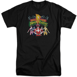 Mighty Morphin Power Rangers Rangers Unite - Men's Tall Fit T-Shirt Men's Tall Fit T-Shirt Power Rangers   