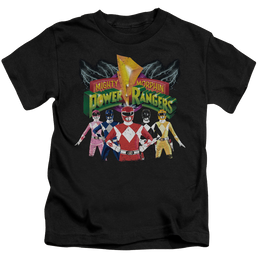 Mighty Morphin Power Rangers Rangers Unite - Kid's T-Shirt Kid's T-Shirt (Ages 4-7) Power Rangers   