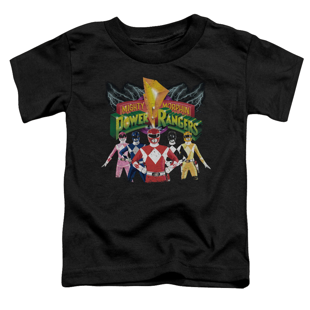Mighty Morphin Power Rangers Rangers Unite - Toddler T-Shirt Toddler T-Shirt Power Rangers   