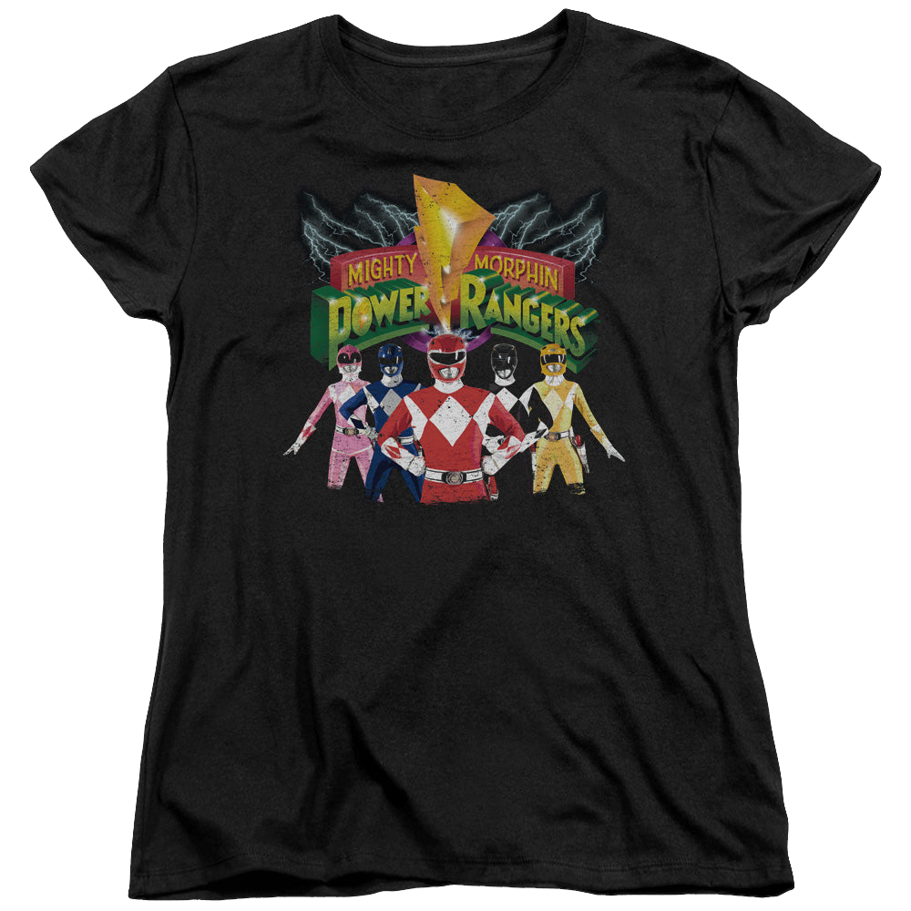 Mighty Morphin Power Rangers Rangers Unite - Women's T-Shirt Women's T-Shirt Power Rangers   